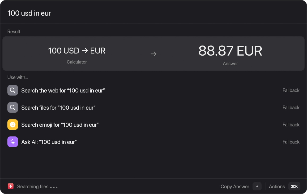Real Ferrocast screenshot: Search